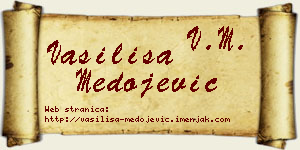 Vasilisa Medojević vizit kartica